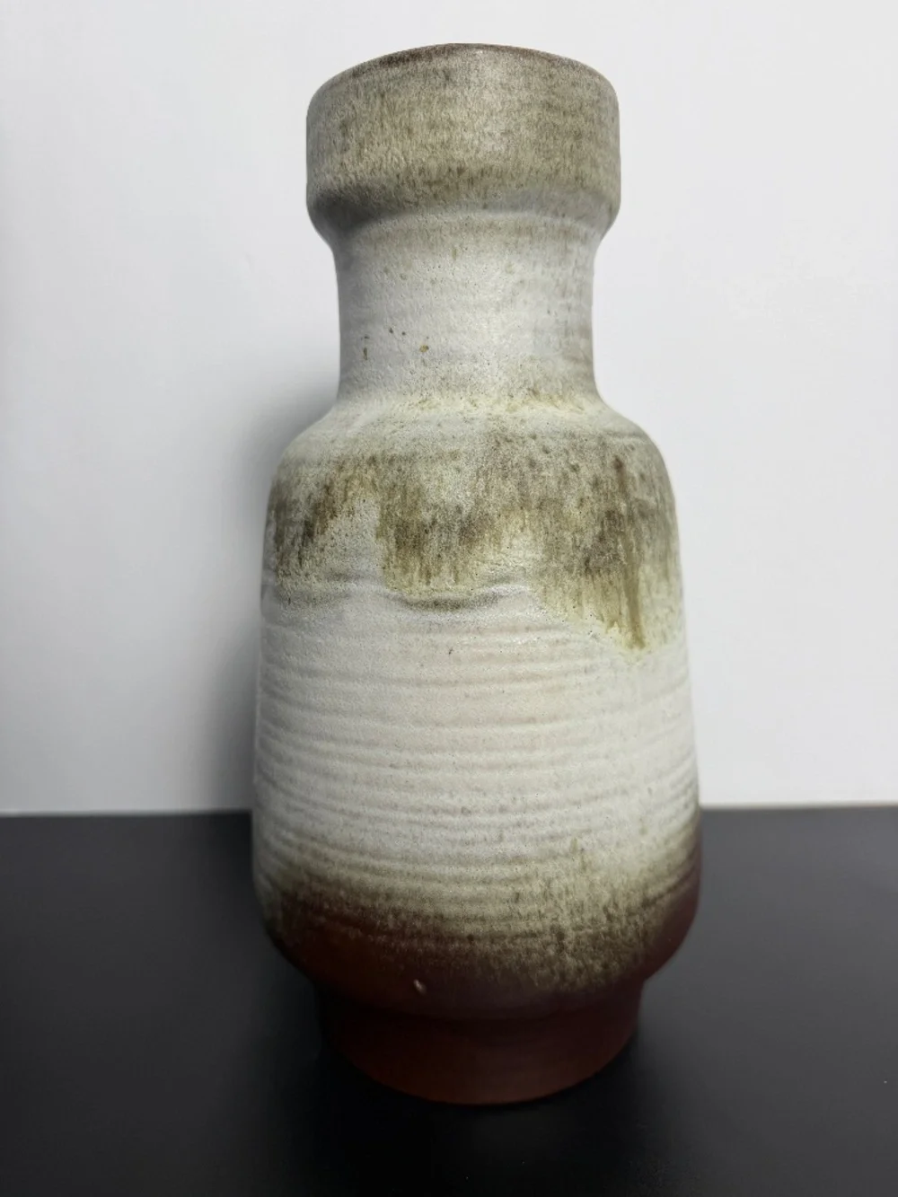Vintage Carstens Tönnieshof W Germany 7606-25 Fat Lava MCM Art Pottery Vase